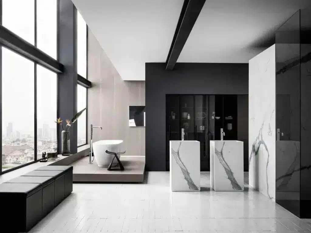 معرض أطقم صحية حديث بتصميم راقٍ
